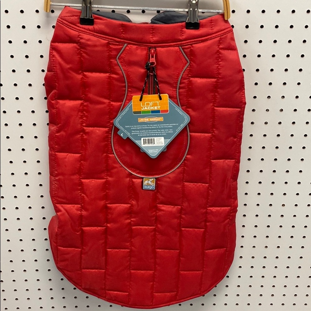 Kurgo Loft Dog Jacket Red/Gray L